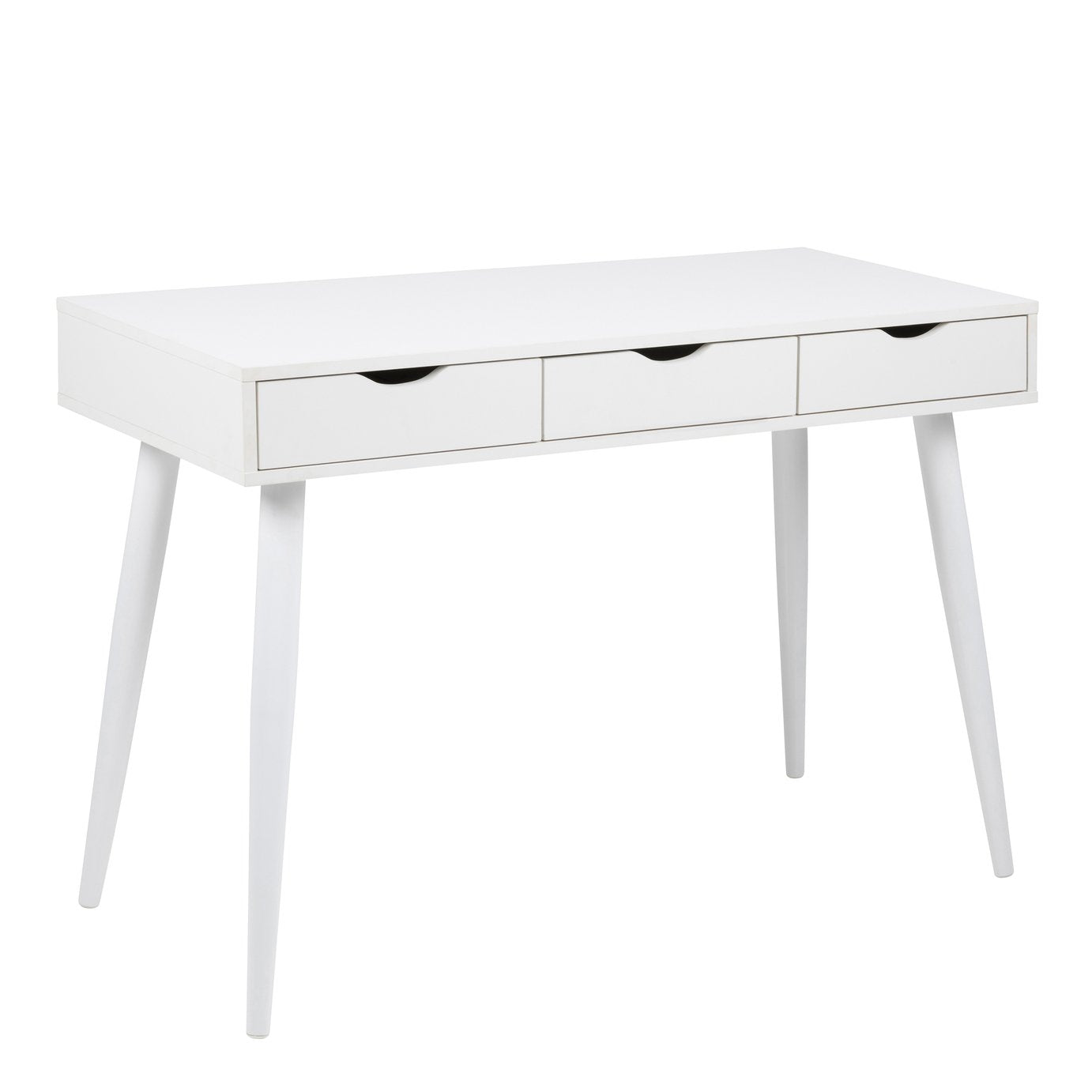 Furniture To Go Neptun 3 Drawer Office Desk - White