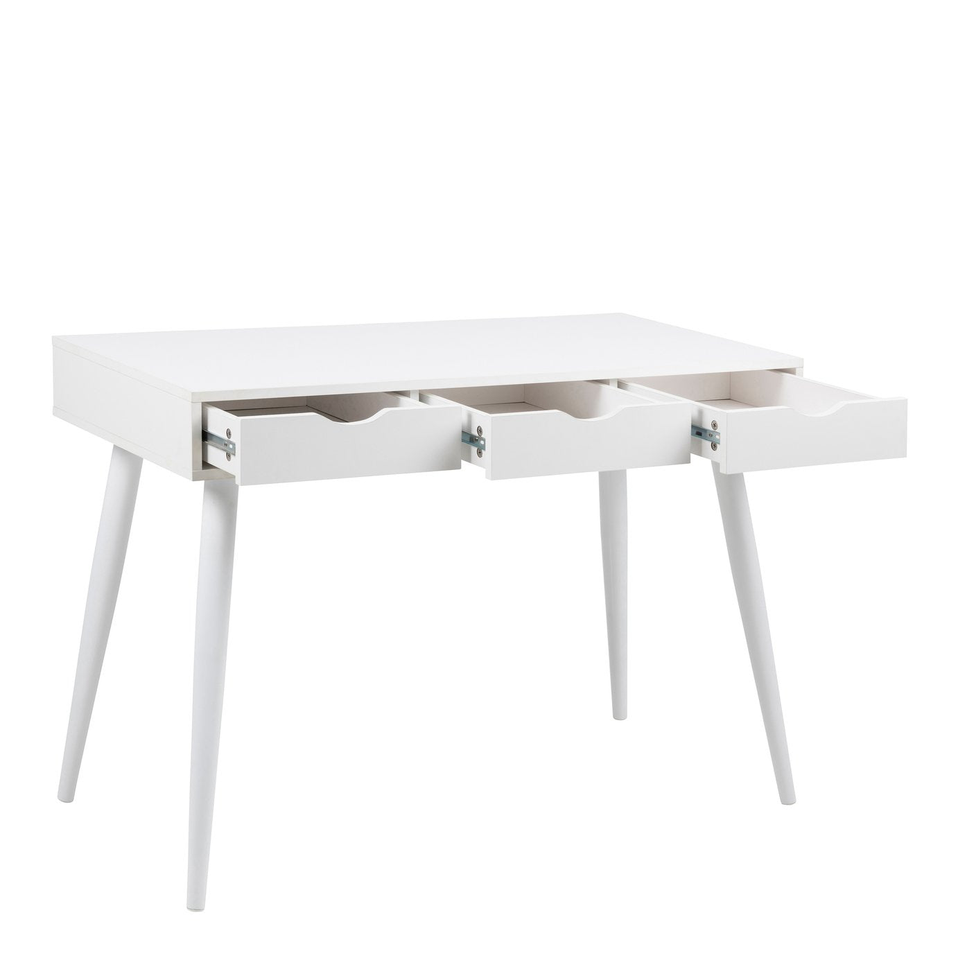 Furniture To Go Neptun 3 Drawer Office Desk - White