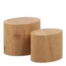 Furniture To Go Mice Oval 2 Coffee Table - Natural