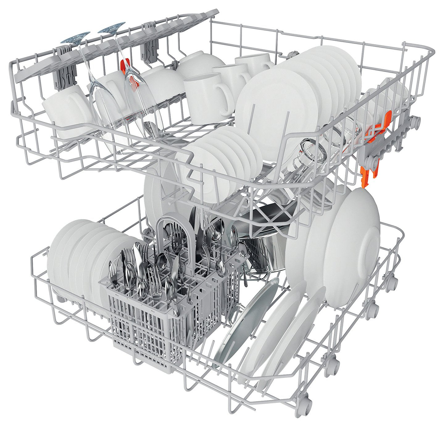 Hotpoint H2F HL626 UK Full Size Dishwasher - White