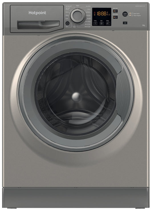 Hotpoint NSWM946GGUK 9KG 1400 Spin Washing Machine-Graphite