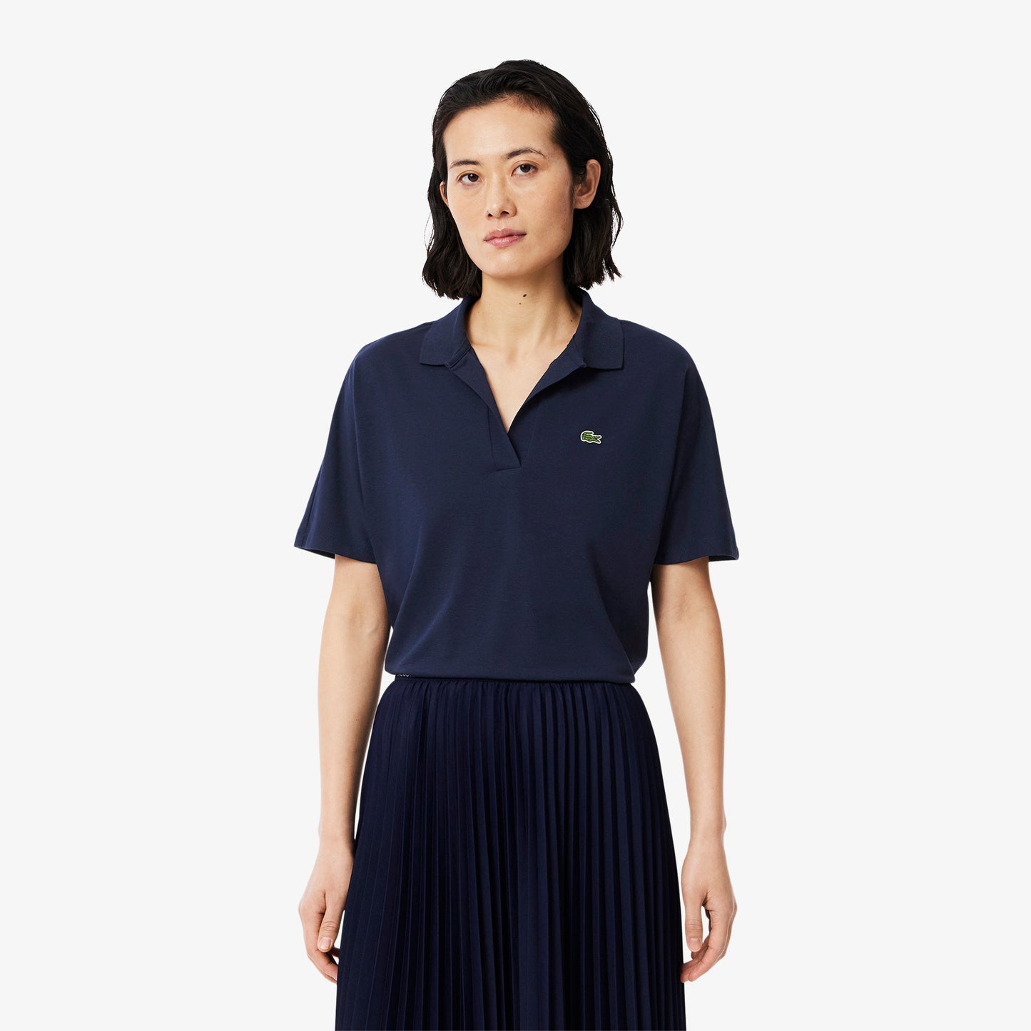 Relaxed Fit Fluid Piqué Polo Shirt