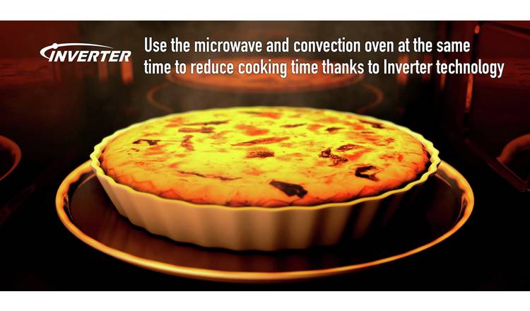 Panasonic 1000W Combination Microwave Oven 27L NN-CD58-Steel