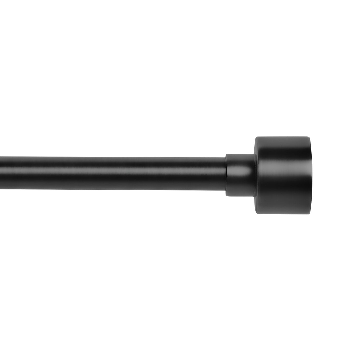 Argos Home Extendable Metal Stud Matte Black Curtain Pole - 165 - 300cm