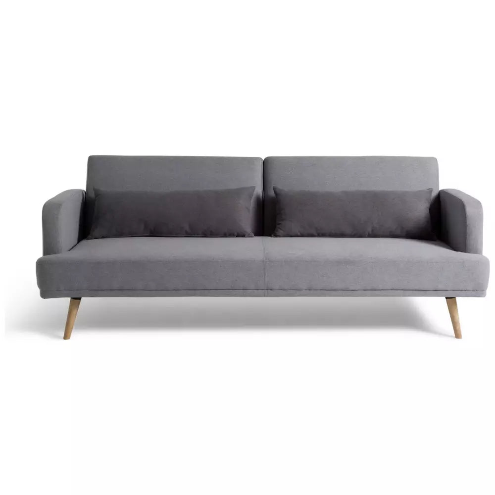 Argos Home Andy Fabric 3 Seater Clic Clac Sofa Bed - Grey