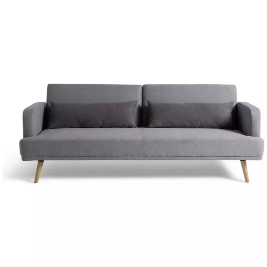 Argos Home Andy Fabric 3 Seater Clic Clac Sofa Bed - Grey