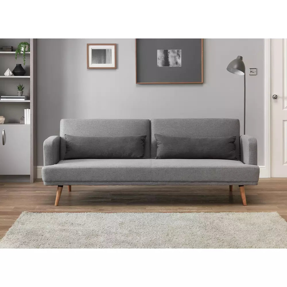 Argos Home Andy Fabric 3 Seater Clic Clac Sofa Bed - Grey