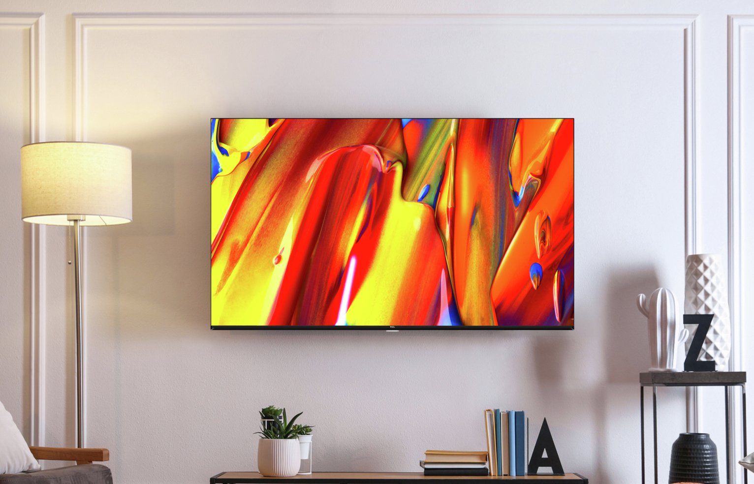TCL 40 Inch 40V5C-UK Smart FHD HDR QLED Android TV