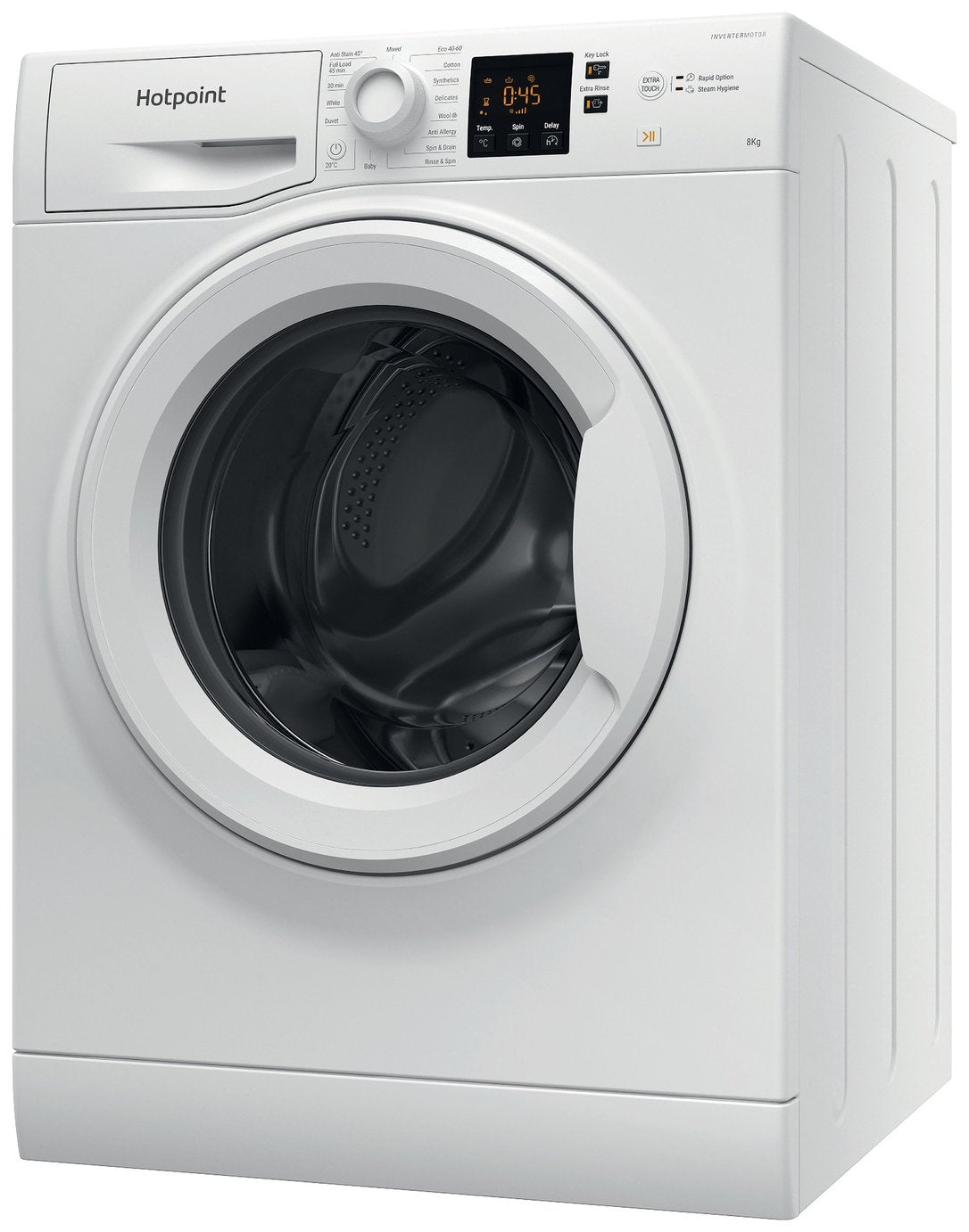 Hotpoint NSWM846WUK 8KG 1400 Spin Washing Machine - White