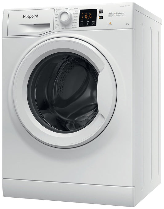 Hotpoint NSWM846WUK 8KG 1400 Spin Washing Machine - White