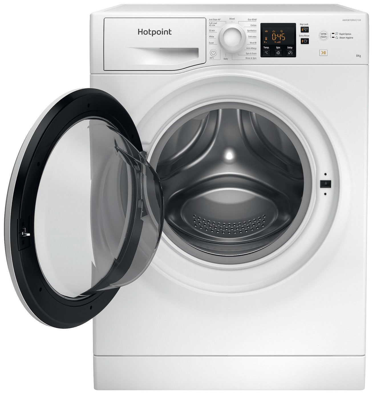 Hotpoint NSWM846WUK 8KG 1400 Spin Washing Machine - White