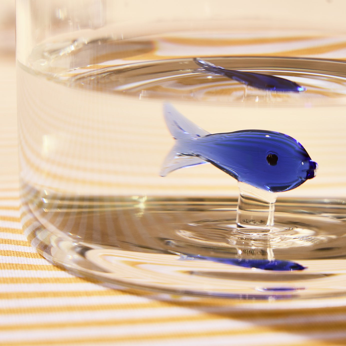Argos Home Med Coastal Fish Jug - Blue