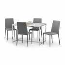 Julian Bowen Scala 4 Seater Dining Table - Marble Effect