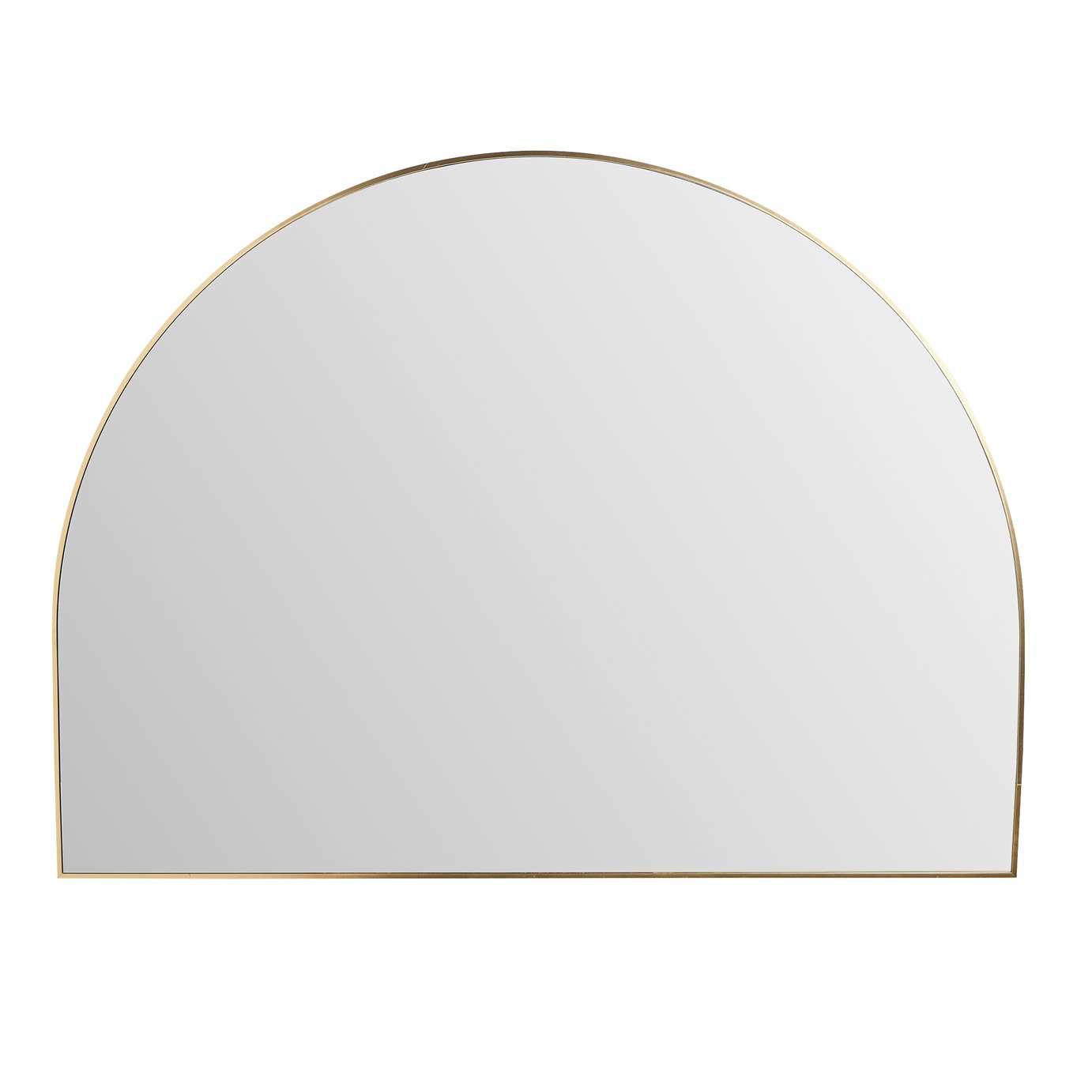 Habitat Overmantle Gold Aluminium Arch Wall Mirror - 100x75cm