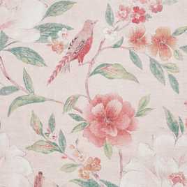 Catherine Lansfield Floral Pink Flatweave Rug - 76x150cm
