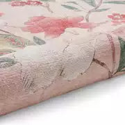 Catherine Lansfield Floral Pink Flatweave Rug - 76x150cm