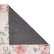 Catherine Lansfield Floral Pink Flatweave Rug - 76x150cm