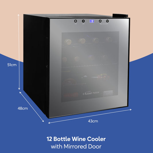 Russell Hobbs RH15WC201MR Wine Cooler - Black