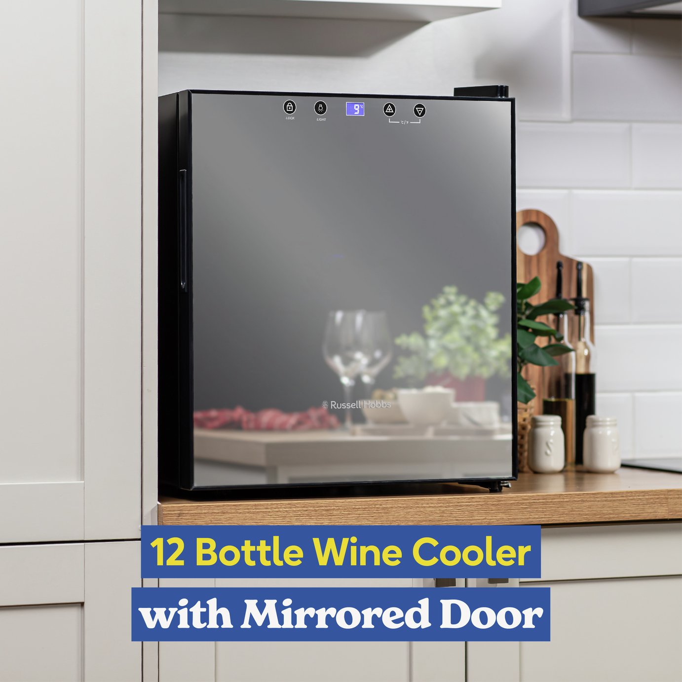 Russell Hobbs RH15WC201MR Wine Cooler - Black