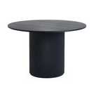 Julian Bowen Louis Round 4 Seater Dining Table - Black
