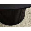 Julian Bowen Louis Round 4 Seater Dining Table - Black