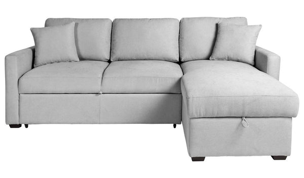Habitat Reagan Right Hand Storage Chaise Sofa Bed - Grey