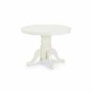 Julian Bowen Stanmore Ext 6 Seater Oval Dining Table -Ivory