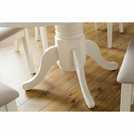 Julian Bowen Stanmore Ext 6 Seater Oval Dining Table -Ivory