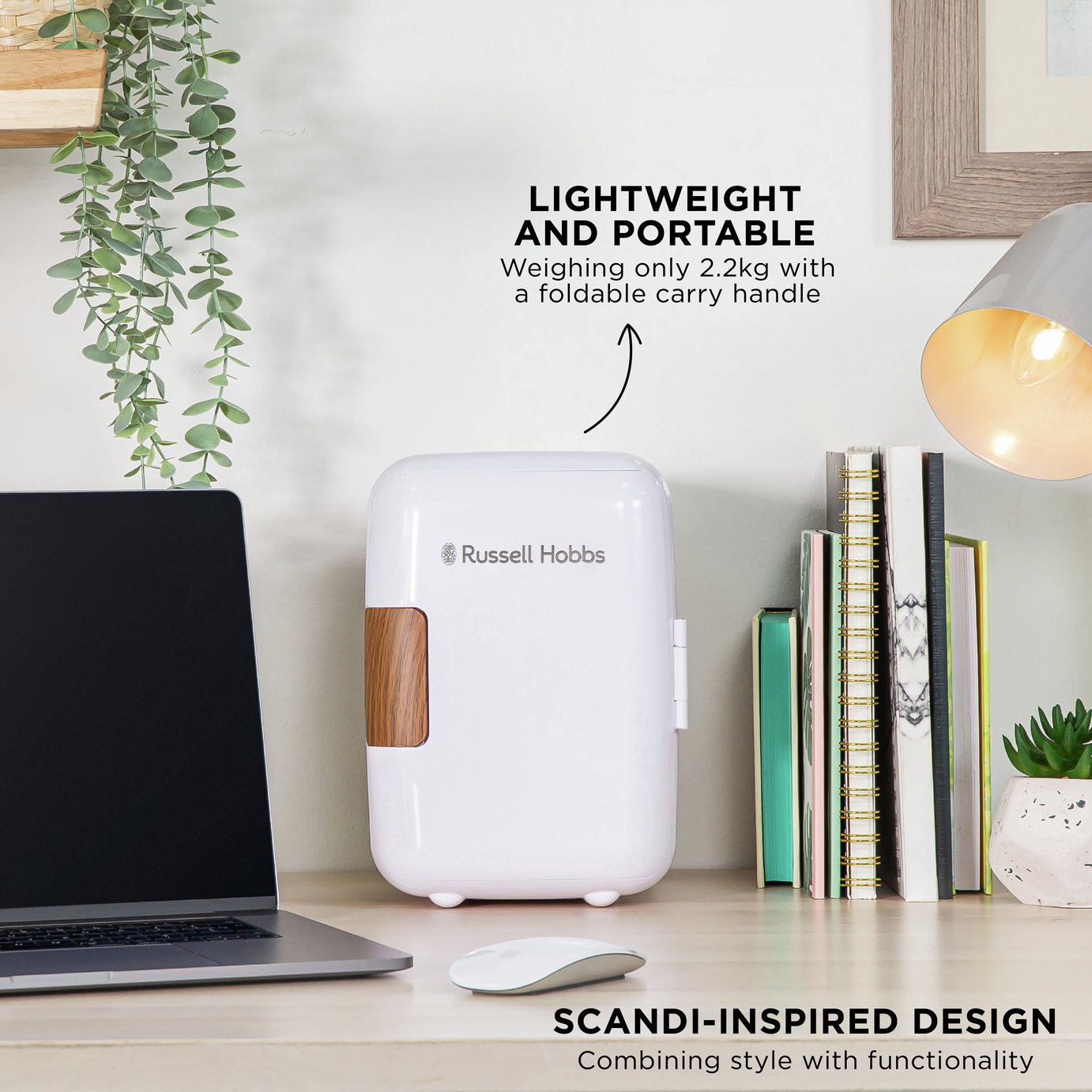 Russell Hobbs Scandi RH4CLR1001SCW 4L Mini Cooler - White