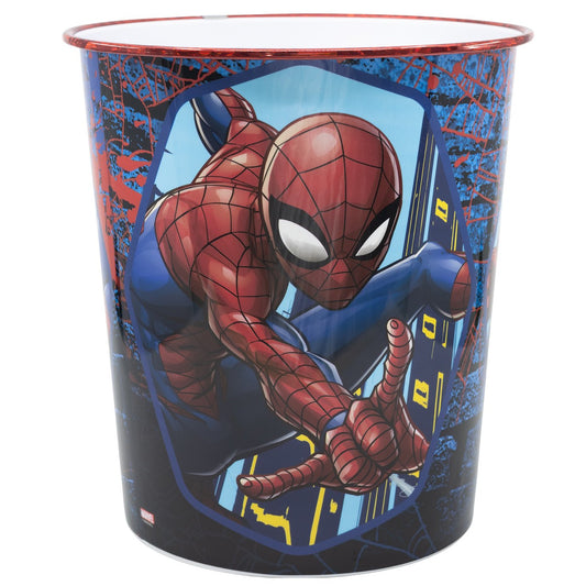 Marvel Set of 2 Spiderman Waste Bins - Red