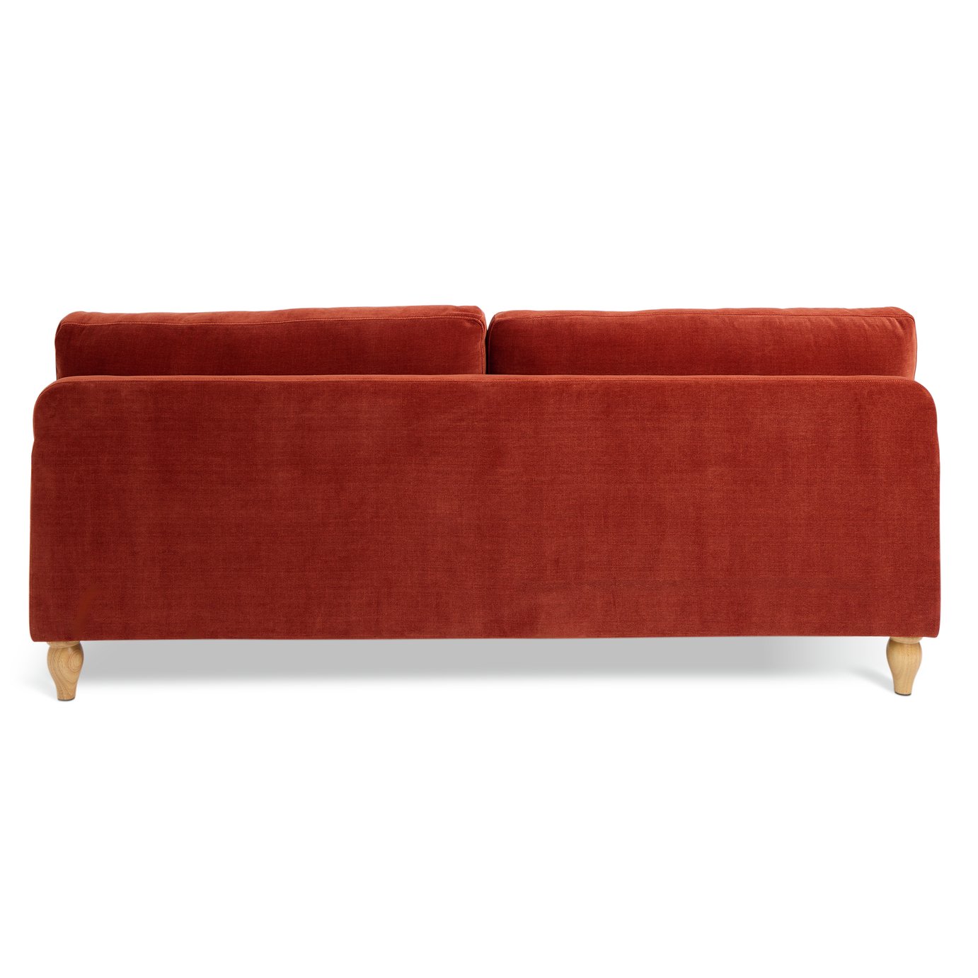 Argos Home Cynthia Fabric 3 Seater Sofa - Rust
