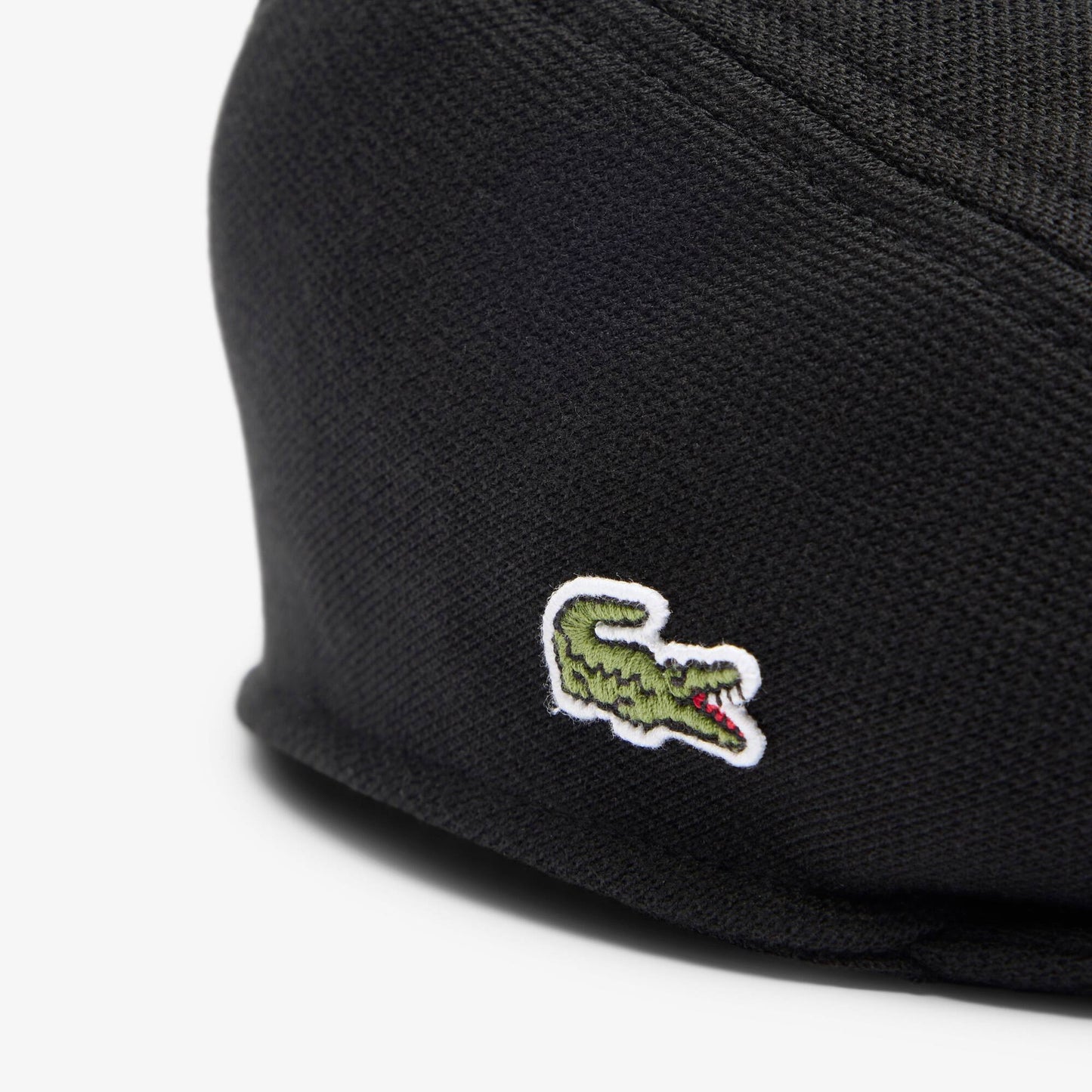 Embroidered Crocodile Petit Piqué Beret