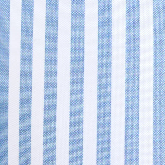 Argos Home Coastal Stripe Antibacterial Shower Curtain- Blue & White