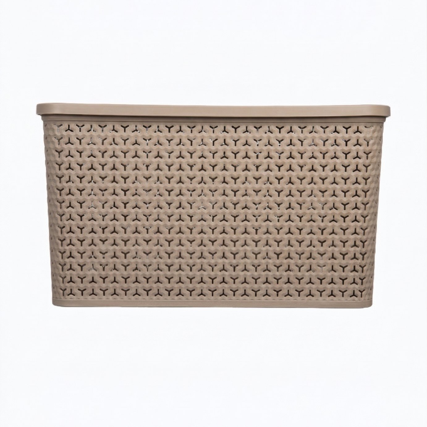 Strata Urban Store Set of 3 Storage Baskets with Lid - Mocha