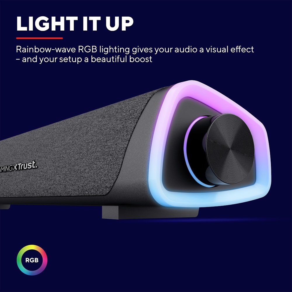 GXTrust 620 Axon RGB Illuminated Soundbar