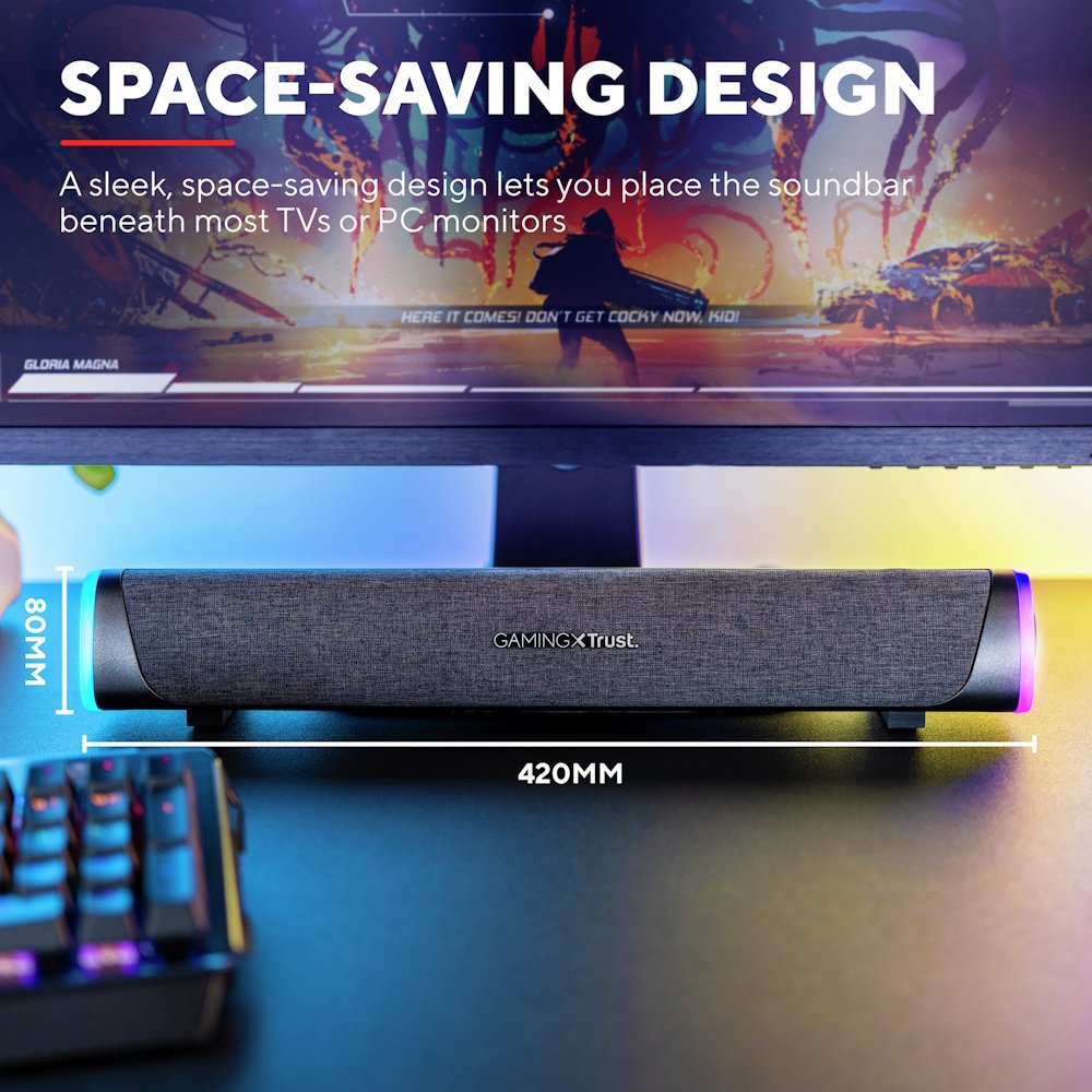 GXTrust 620 Axon RGB Illuminated Soundbar