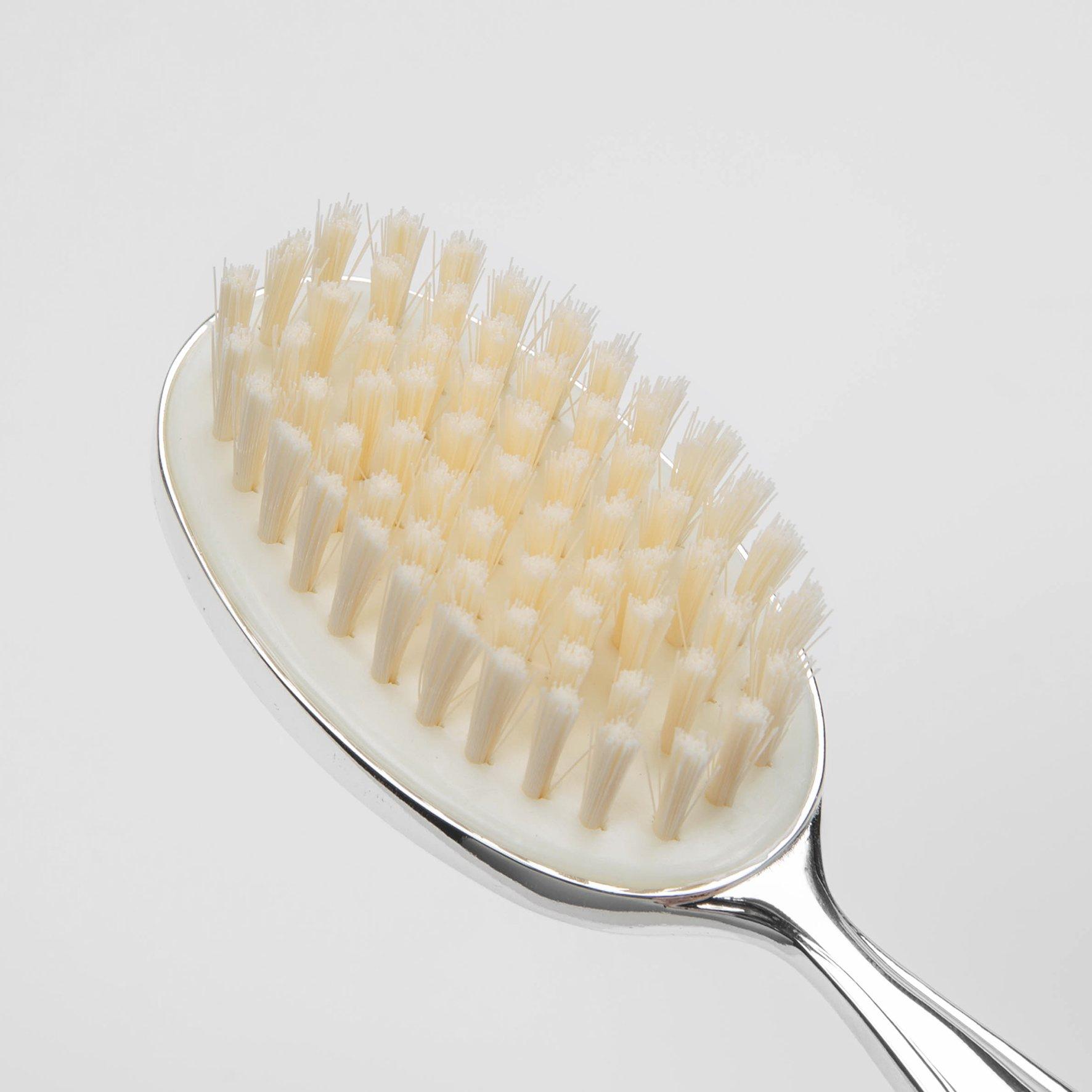 Juliana Collection Silver plated Baby Brush & Comb - Teddy Design