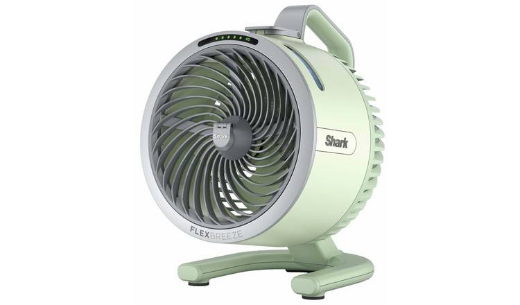 Shark FlexBreeze HydroGo Green Misting Pedestal Fan - 6 Inch