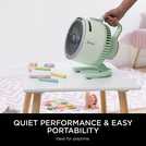 Shark FlexBreeze HydroGo Green Misting Pedestal Fan - 6 Inch