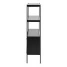 Furniture To Go Angus 2 Sliding Doors Bookcase - Black