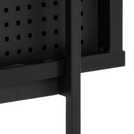 Furniture To Go Angus 2 Sliding Doors Bookcase - Black