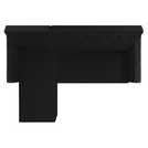 Dorel Liberty Velvet Sofa Bed - Black