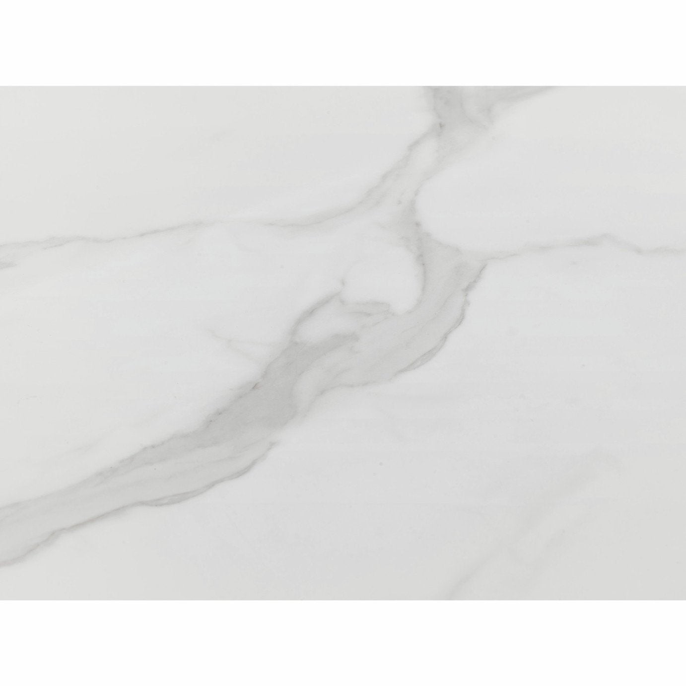 Julian Bowen Scala Marble Effect 4 Seater Dining Table-White