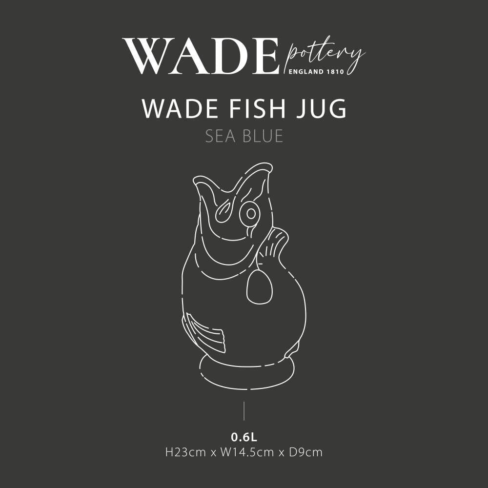 Wade Fish Jug 0.6L Sea Blue