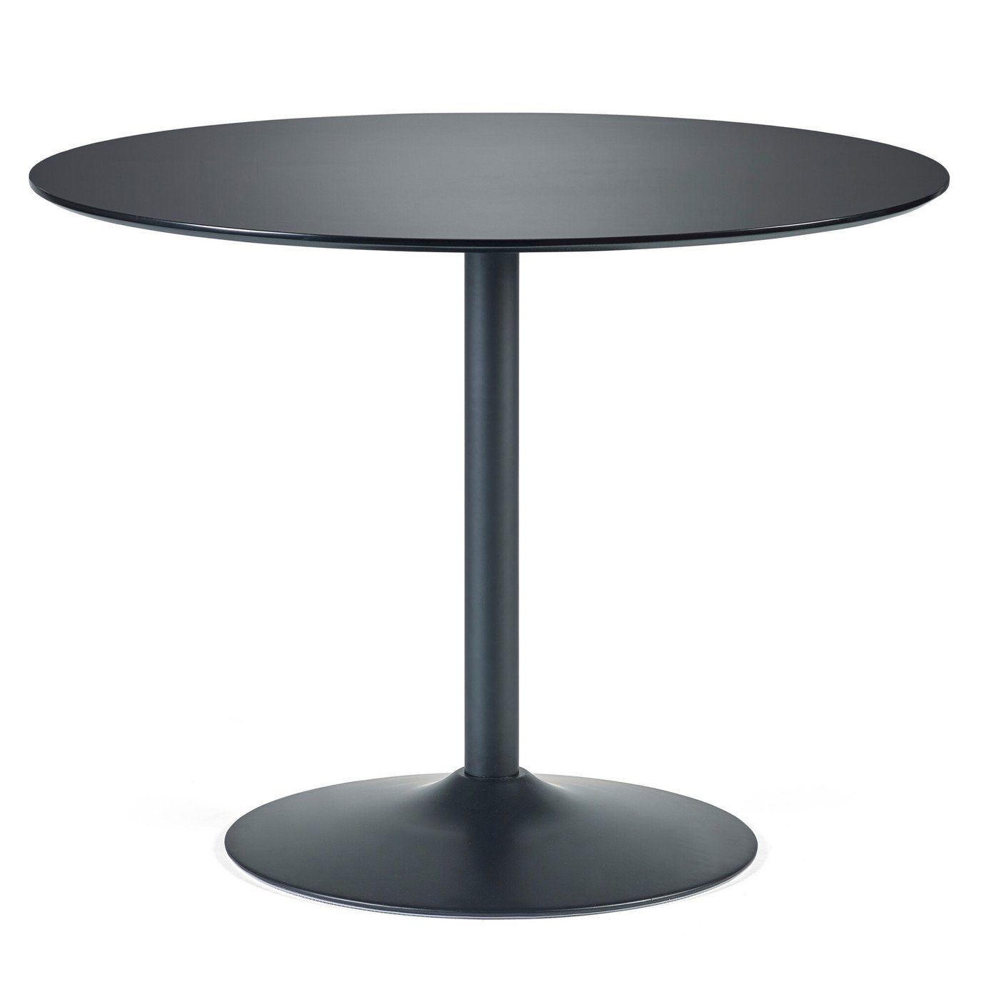Julian Bowen Nero 2 Seater 80cm Round Dining Table - Black