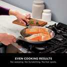 Ninja EverClad 28cm Stainless Steel Wok without Lid