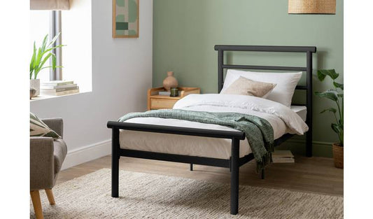 Argos Home Avalon Single Metal Bed Frame - Black