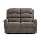 Kyoto Betsy Fabric 2 Seater Power Recliner Sofa - Grey