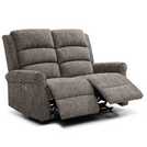 Kyoto Betsy Fabric 2 Seater Power Recliner Sofa - Grey