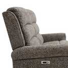 Kyoto Betsy Fabric 2 Seater Power Recliner Sofa - Grey